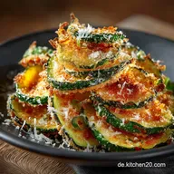 Crispy ParmesanGem&uuml;seChips Der ZucchiniTrick f&uuml;r den perfekten Crunch