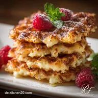 ParmesanWaffeln Rezept: Knusprige Herzhafte Low Carb Waffeln
