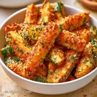 Knusprige Zucchini aus dem Airfryer mit Parmesan