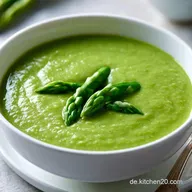 Leichte Gr&uuml;ne Spargelsuppe f&uuml;r 4 Personen