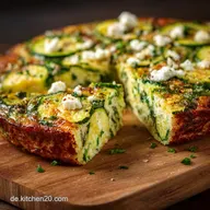 ZucchiniFrittata: Das beste Low Carb Rezept mit Parmesan und Feta