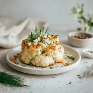 Low Carb Blumenkohlauflauf: Herzhaft K&auml;sig Einfaches Rezept