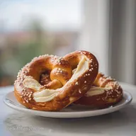 Low Carb Brezel mit Obatzter: Bake Low Carb Laugengeb&auml;ck in 45 Minutes