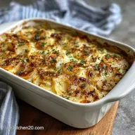 Low Carb K&ouml;ttbullar-Auflauf mit Steckr&uuml;be: Cremig Gebacken