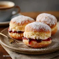 Low Carb MiniKrapfen: Fluffige Brandteig Berliner ohne Zucker