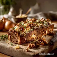 Low Carb Walnussbrot mit Zwiebeln Deftig, saftig Keto-tauglich