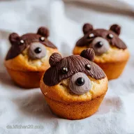 B&auml;ren-Muffins f&uuml;r 12 St&uuml;ck: Luftig