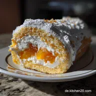Mandarinen Biskuitrolle Rezept: Einfach Cremig