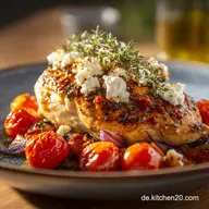Saftige Mediterrane H&auml;hnchenbrust mit Feta in 35 Minuten