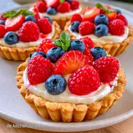 Mini Obstt&ouml;rtchen mit Mascarpone-Creme