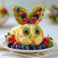 Obstplatte Zu Ostern in 30 Minuten