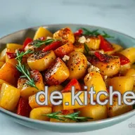 Ofen-S&uuml;&szlig;kartoffeln mit Kr&auml;uter-Rosmarin-Topping: Ein einfaches Rezept