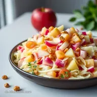 Omas Geheimnis: Rotkrautsalat mit Apfel & Walnuss