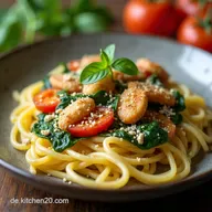 Nudelauflauf mit Waldpilzen Spinat Rigatoni Cremig Herzhaft mit Bergk&auml;seKruste