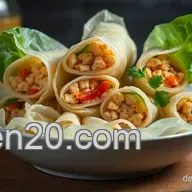 Panko-Poulet Summer Rolls: Asiatisch leicht genie&szlig;en!