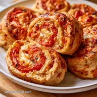Gesunde Pizzaschnecken Kalt mit Dinkelmehl