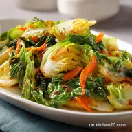Rezept Chinakohl Pfanne: Knackig & Umami