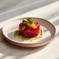 Rote Bete Carpaccio mit Avocadocreme in 15 Minuten