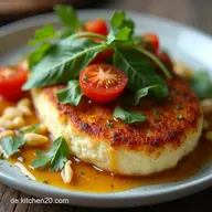 Vegetarische WrapR&ouml;llchen mit Rucola Cremige FetaSnacks