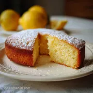 Saftiger Zitronenkuchen als einfaches Rezept f&uuml;r frischen Zitrusgenuss: F&uuml;r 10 Personen