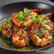 Scharfe Teuflische Garnelen Das feurige Gambas Pil Pil Rezept