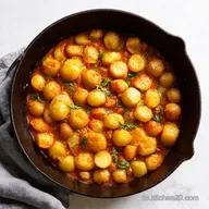 Vegetarisch mit Kartoffeln Sonnige Kartoffelpfanne Einfach lecker