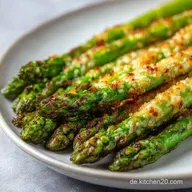 Spargel Pommes Airfryer mit Parmesan