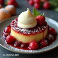 Himmlisches WEIHNACHTS DESSERT mit Spekulatius und Himbeeren