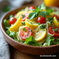 Spitzkohlsalat mit ZitronenWalnussDressing Rezep Der moderne einfache Krautsalat