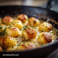 Gnocchi mit Zimtzucker: S&uuml;&szlig;e Kartoffelkn&ouml;del in goldbrauner Butter