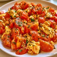 Tomate mit Ei in 15 Minuten
