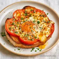 Tomatenbrot mit Spiegelei in 15 Minuten