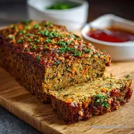Veganer Hackbraten Glutenfrei Rezept mit Haferflocken