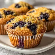 Vegane Blaubeermuffins Rezept in 35 Minuten