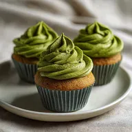 Vegane Matcha Cupcakes: Luftig & Erdverbunden