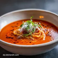 Vegane Tomatennudelsuppe: Fruchtig & Samtig