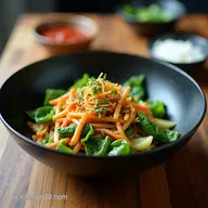Gebratener Pak Choi mit Pilzen Das BlitzWokGericht f&uuml;r den Feierabend Umami pur