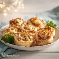Wrap R&ouml;llchen Rezept: Fingerfood mit Frischk&auml;se in 75 Minuten