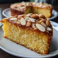 Low Carb Kuchen Geb&auml;ck: Saftiger Zitronen-Mandelkuchen