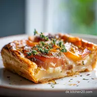 Zwiebelkuchen vom Blech: Herzhafter Klassiker f&uuml;r 12 Personen