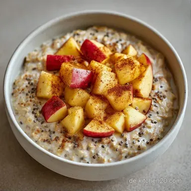 Apfel-Zimt Overnight Oats in 10 Minuten Rezeptkarte