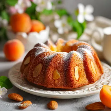 Aprikosen-Mandel-Kuchen mit Schmand: 65 Min Rezeptkarte