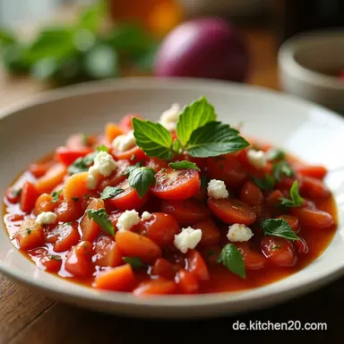 Der beste Roter Linsensalat mit Feta Orientalischer So einfach und s&auml;ttigend Rezeptkarte