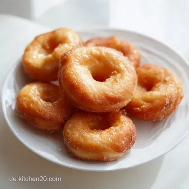 Ausgezogene Krapfen: Bayerische Krapfen Rezeptkarte
