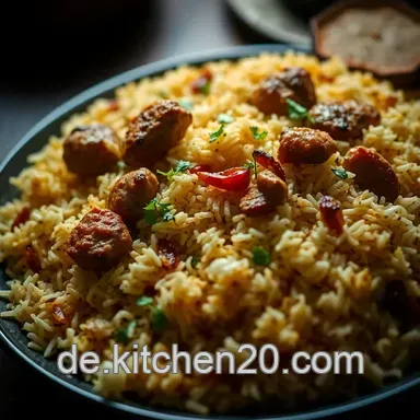 Leckeres Biryani: Mein einfaches Rezept f&uuml;r ein festliches indisches Reisgericht Rezeptkarte