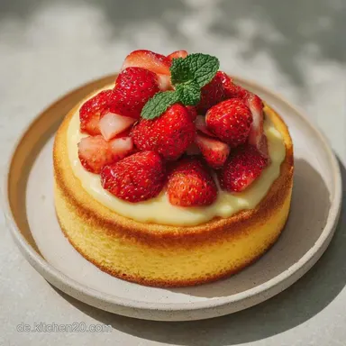 Biskuitboden Mit Vanillepudding: Luftig Rezeptkarte