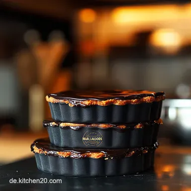 MARC JACOBS Schwarze Schokoladentarte New York Eleganz Rezeptkarte