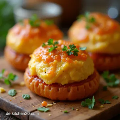 BlitzBl&auml;tterteigSchnecken Super Fingerfood Partysnack Rezeptkarte