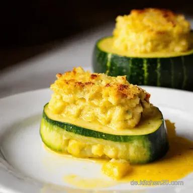Knusprige Zucchini Puffer So einfach schnelles Zucchini Rezeptkarte