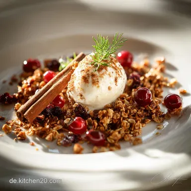 BratapfelGranola mit Vanille Der knusprige Wintertraum zum Selbermachen Rezeptkarte